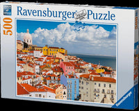 Rompecabezas Lisboa, Portugal 500 Piezas Ravensburger - 1