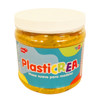 Plasticrea Amarilla Masa Suave Para Modelar 1Kg - 1