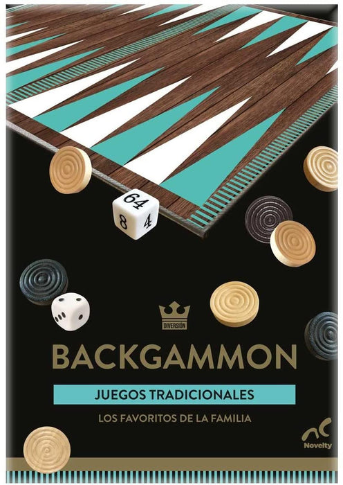 Juego De Mesa Backgammon , Clásico, Madera