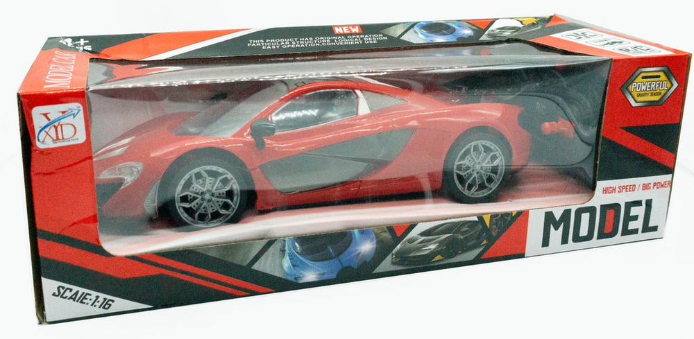 Carro Deportivo de Control Remoto Con Luz 1:16