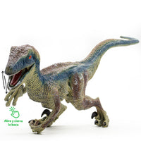 Figura De Dinosaurio Velociraptor Jurassic 40 cm - 1