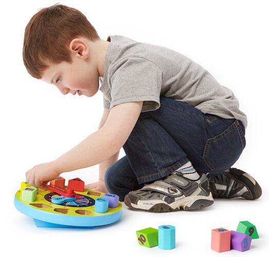 Reloj Aprende La Hora - Shape Sorting Clock