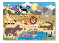 Rompecabezas De Madera - Wooden Peg Puzzle Safari Rompecabezas De De Madera Melissa & Doug - 1