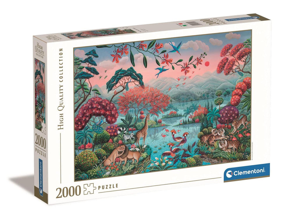 Rompecabezas La Paz de la Jungla 2000 piezas Clementoni
