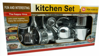Juguete de Cocina Infantil con 11 Piezas de Metal Chef - 1