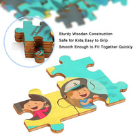 Rompecabezas De Madera Para Niños Del Mar 100 Pz Top Bright - 5