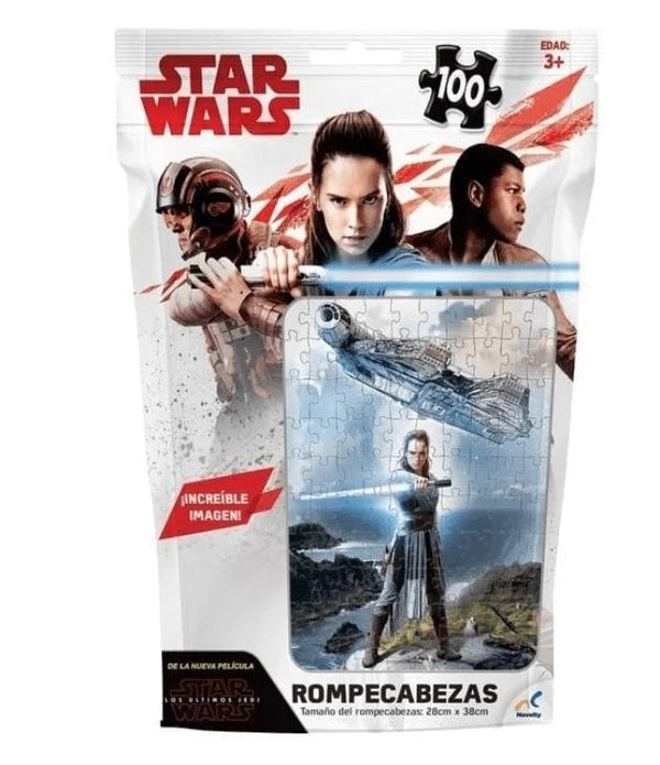 Bolsa Star Wars Episodio Viii Rompecabezas De 100 Piezas Novelty