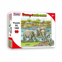 Rompecabezas Elefantes 100 Pzs - 1