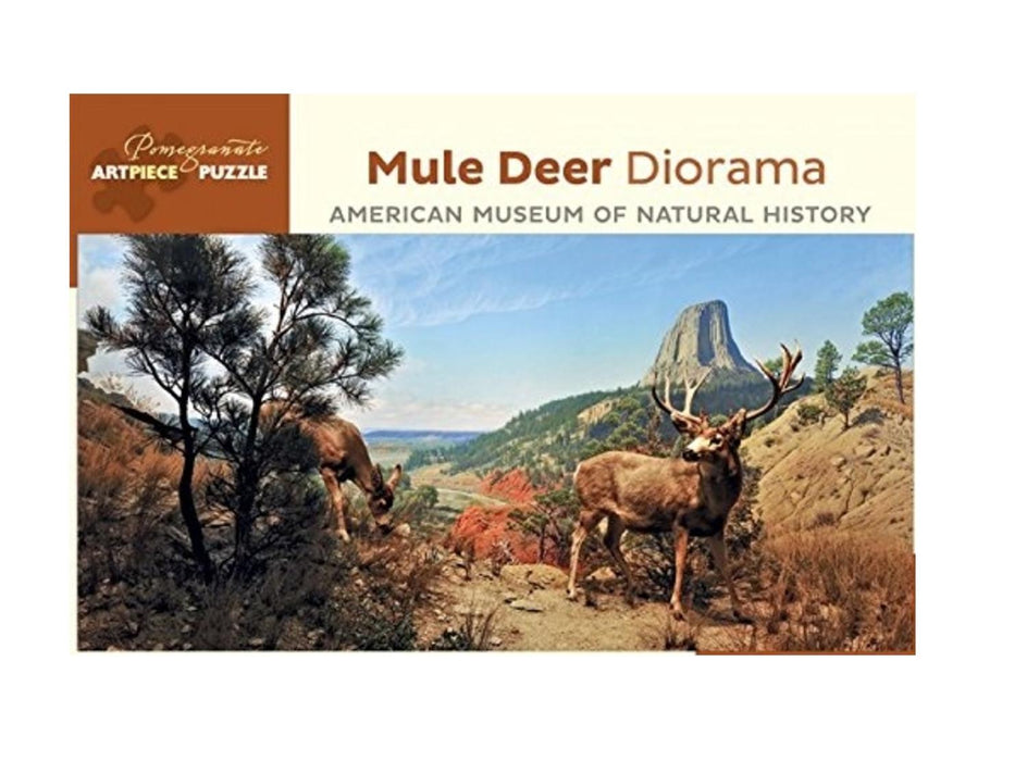 Rompecabezas Mule Deer Diorama 1000 Piezas