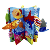 Libro Textura Cuento Del Oceano Tela Suave Bebes - 3