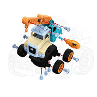 Kit 4 en 1 Vehiculos De Construcción DIY 11 cm altura - 2