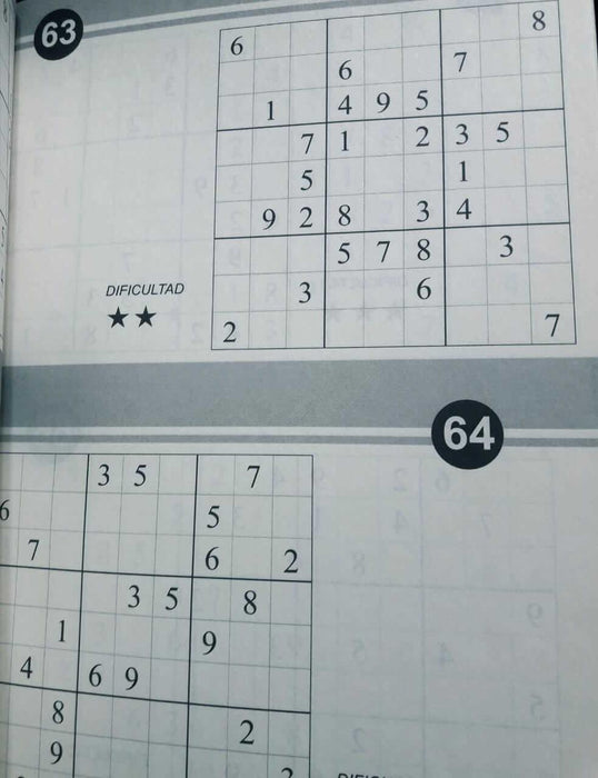 Libro Pasatiempos 19X26 Sudoku
