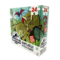Rompecabezas Jurassic World 24 Piezas Gigantes Dinosaurios - 3