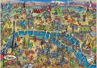 Mapa De Paris Rompecabezas De 500 Piezas Educa - 1