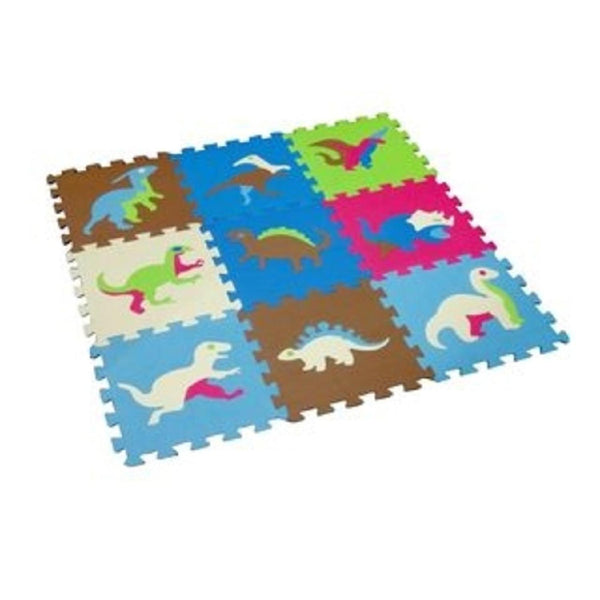 Tapete De Juegos Dinosaurios,. Eva 9 Pz 30X30 Cm