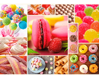 ROMPECABEZAS COLLAGE DE POSTRES 1000 PIEZAS TREFL - 2