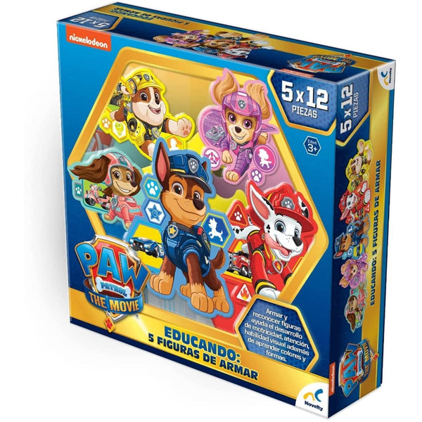 Rompecabezas 5 en 1 Paw Patrol The Movie