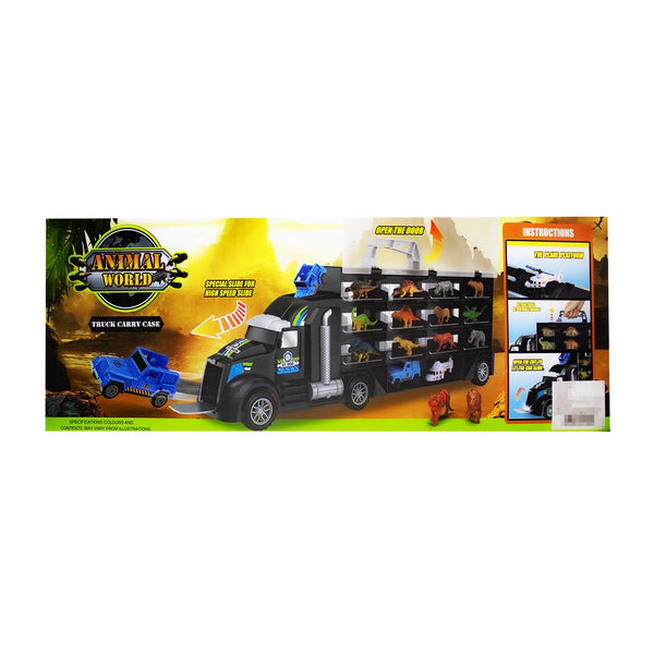 Tráiler Car, Con Dinosaurios Y Accesorios Model Mixed