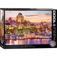 Rompecabezas Vista De Quebec 1000 Euro - 1