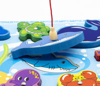 Juego De Pesca De Madera Didáctico 8 Piezas Infantil - 5