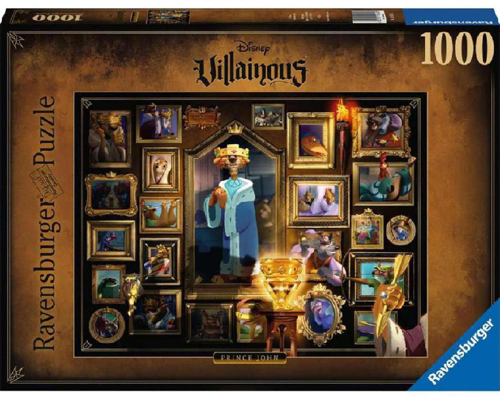 Rompecabezas Disney Villanos: Principe Juan 1000 Piezas Ravensburger