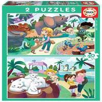 En El Zoo Rompecabezas De 2 X 20 Piezas Educa - 1