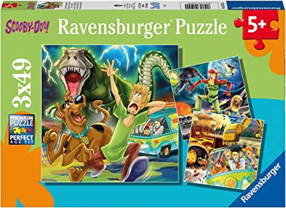 Rompecabezas 3 en 1 Scooby Doo 49 Piezas Cada Uno Ravensburger
