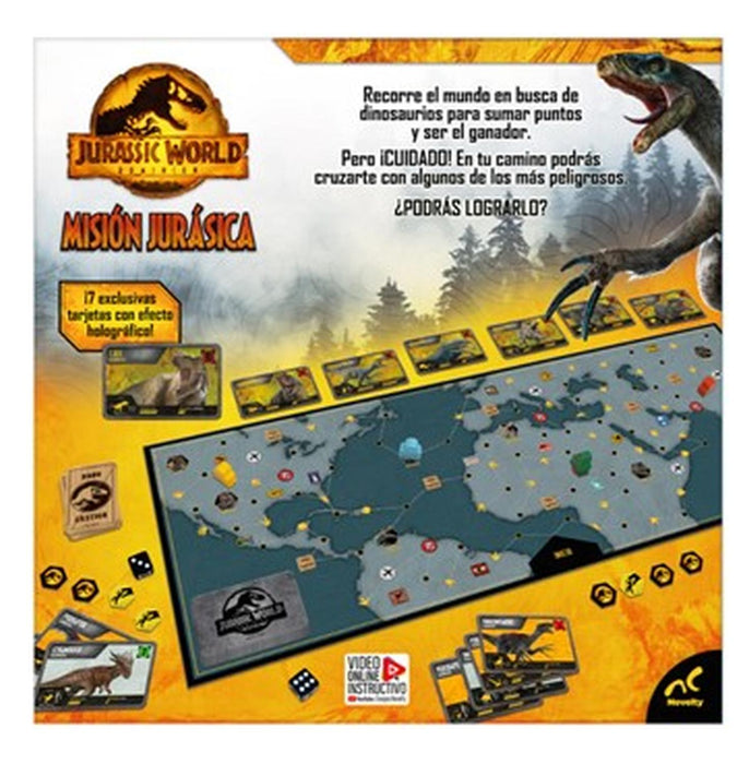 Juego De Mesa Para Niños Misión Jurásica, Jurassic World