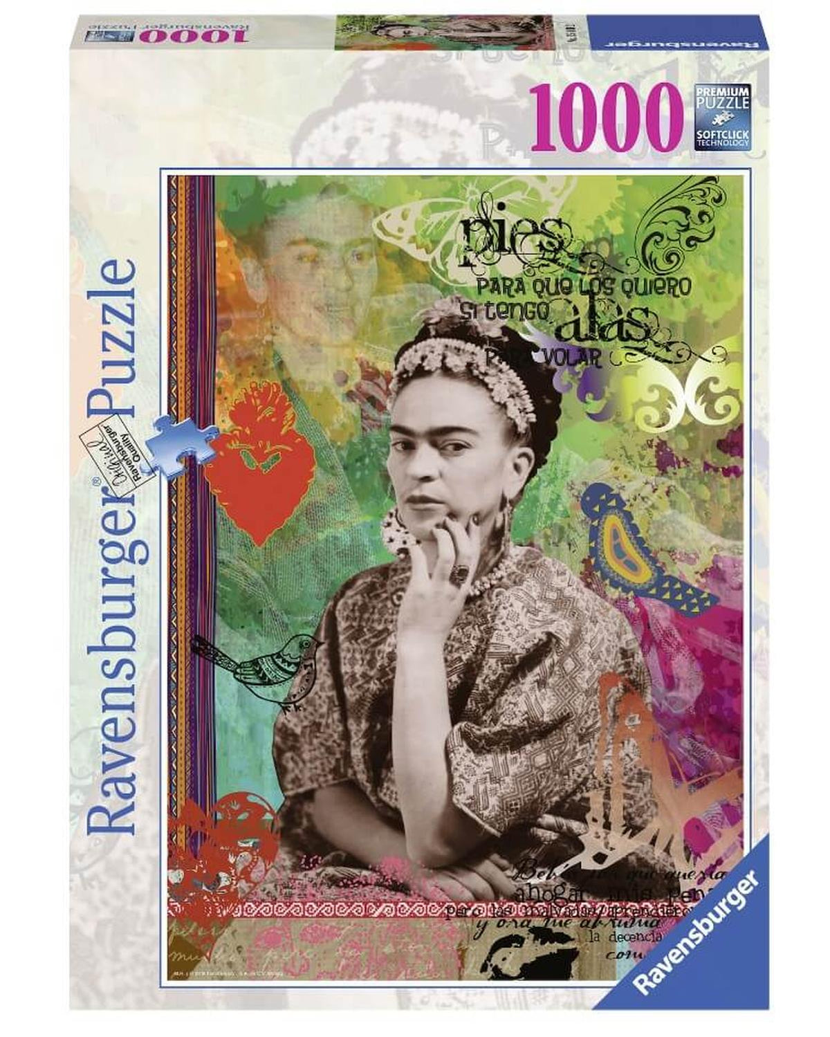 Rompecabezas Frida Kahlo 1000 Piezas Ravensburger — DidactiJuegos