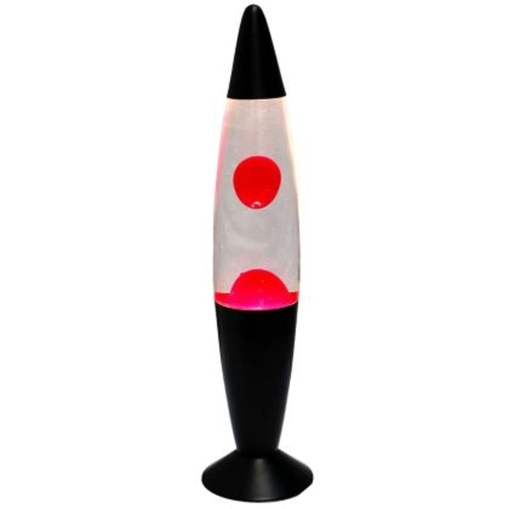 Lampara Lava Cohete Roja 41 Cm