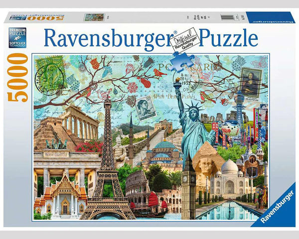 Rompecabezas Collage Grandes Ciudades 5000 Piezas Ravensburger