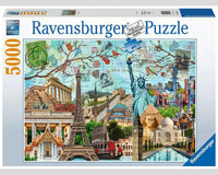 Rompecabezas Collage Grandes Ciudades 5000 Piezas Ravensburger - 1