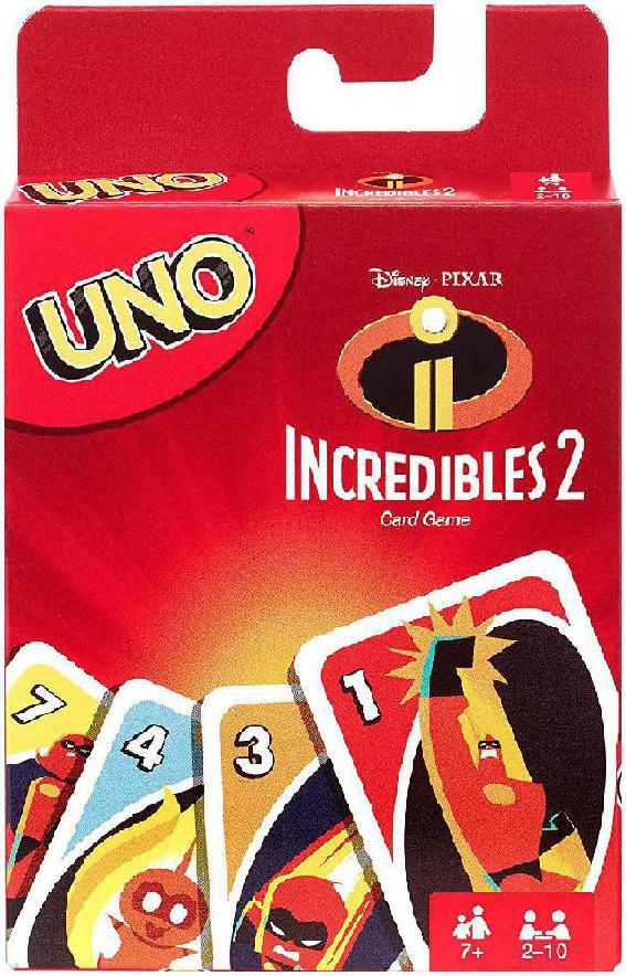 UNO JUEGO DE CARTAS INCREIBLES 2